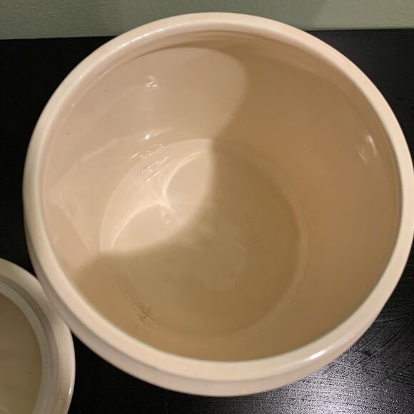 Vintage B & D Large Canister Cookie Jar 3 Dance Bears Chef Hat Japan Ceramic - Picture 6 of 12